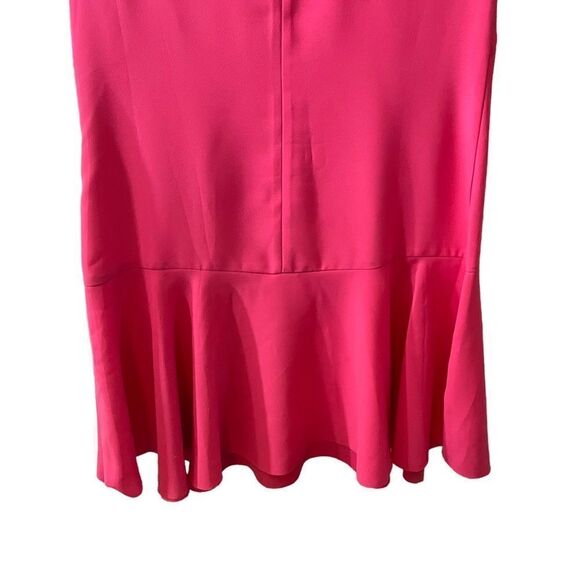 Banana Republic Flounce Dress Kismet Pink Size 4P - Picture 11 of 14